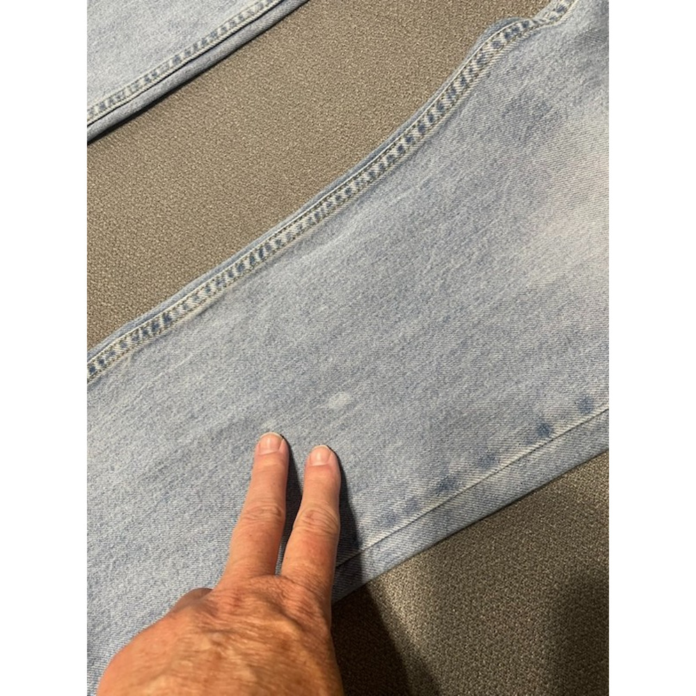 Levis Jeans Mens Size 34 x 30 Blue Denim 511 Slim Fit Straight Mid Rise Stretch - Picture 3 of 14